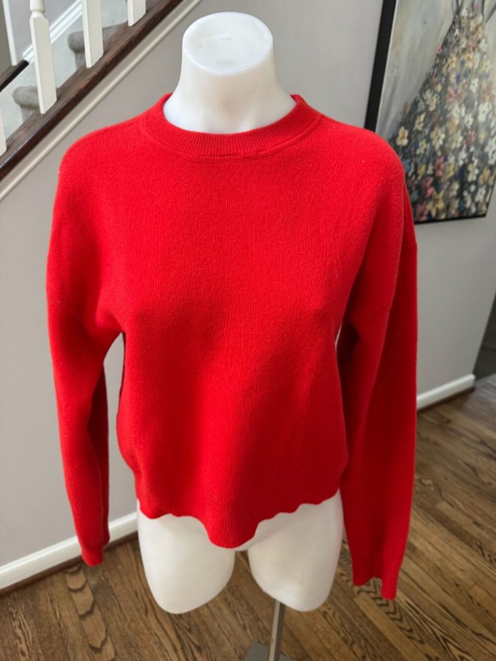 Derek Lam 10 Crosby William Merino Wool Cashmere Reversible Sweater - Picture 2 of 5